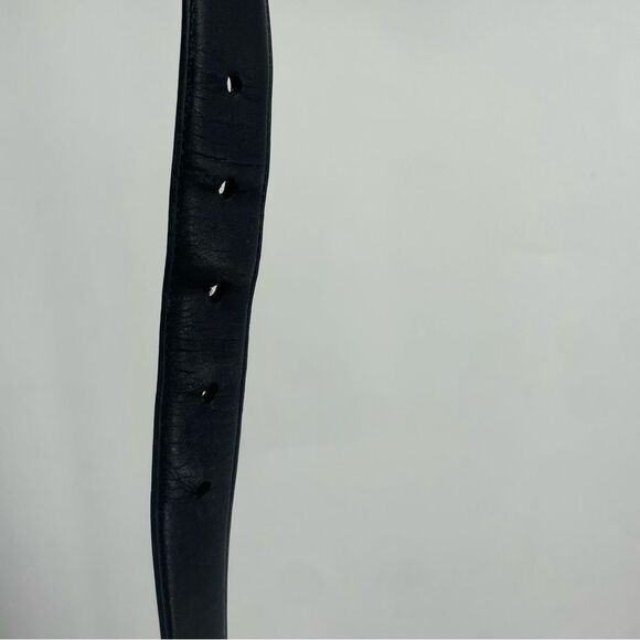 Coach Black Leather Belt with Gold Buckle - Picture 14 of 15